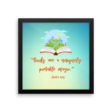 Books Are Magic Framed poster