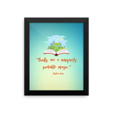 Books Are Magic Framed poster