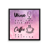 Coffee For Editing Framed poster