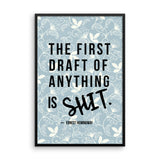First Draft Framed poster