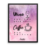 Coffee For Editing Framed poster