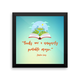 Books Are Magic Framed poster