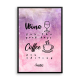 Coffee For Editing Framed poster
